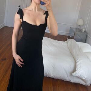 Reformation Nikita Dress – Black, Size 6